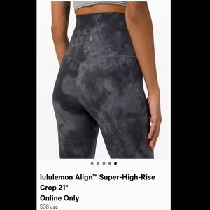 Lululemon Align Tye Dye Leggings
